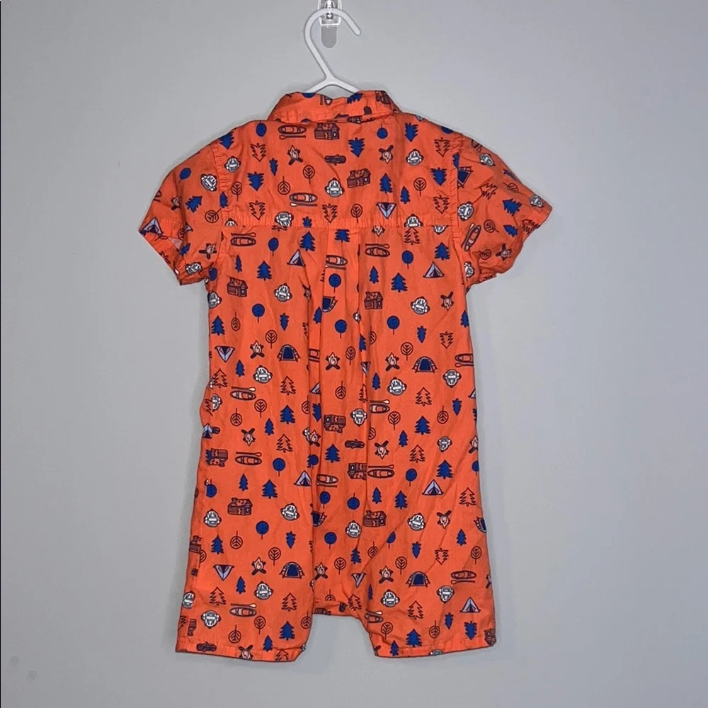 Eddie Bauer Kids One Piece - Orange with Blue Accents
